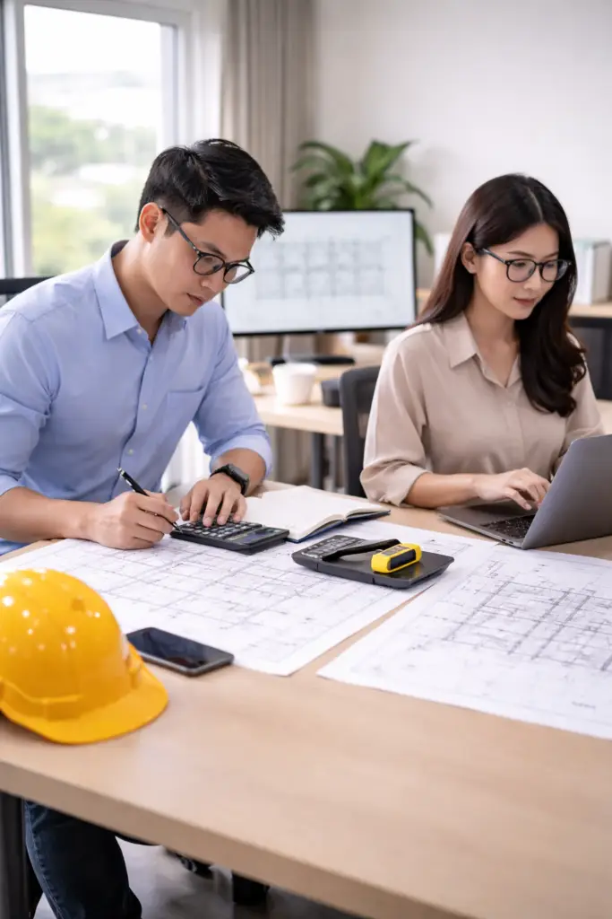 collaborative work in a modern office